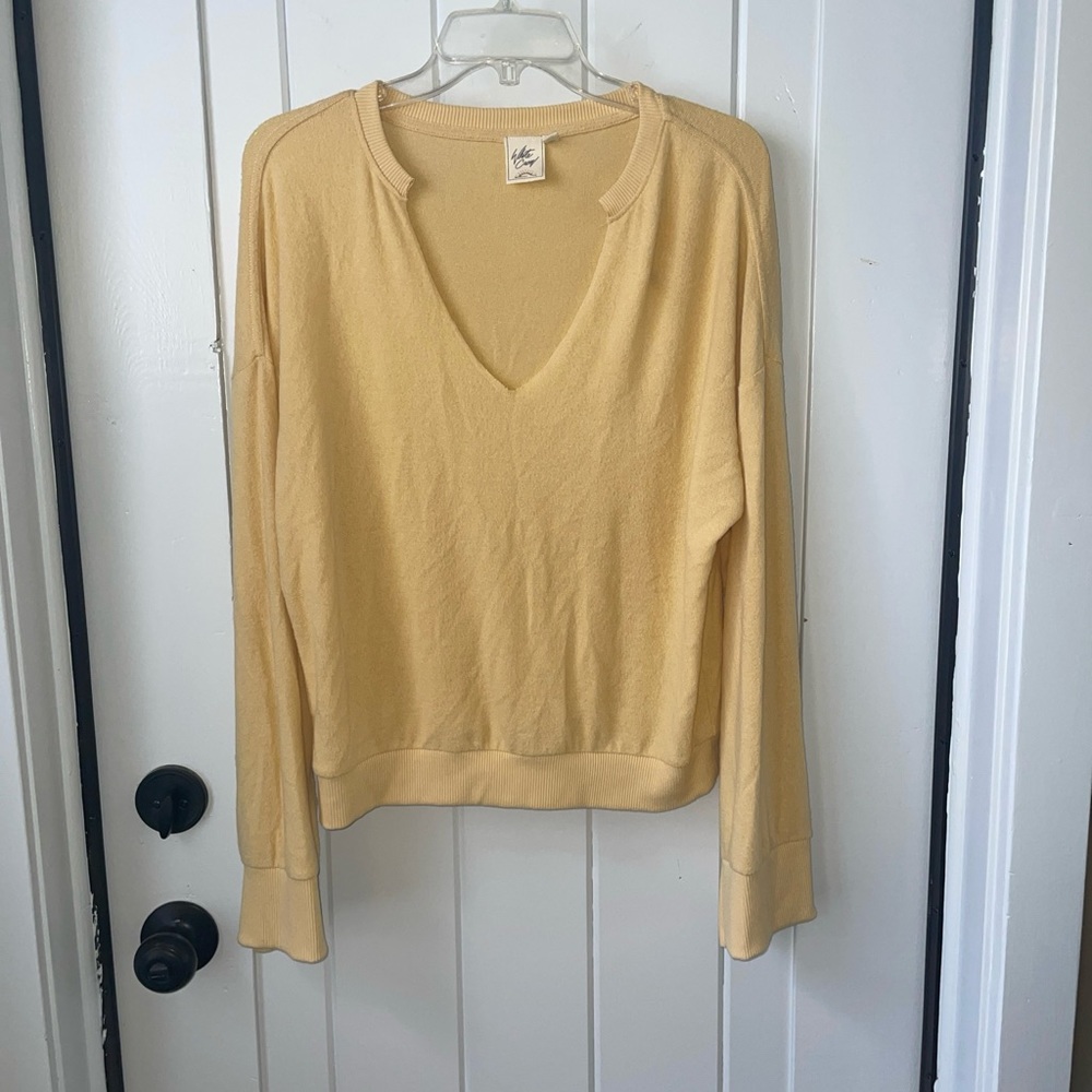 White Crow Sweater Yellow Size L